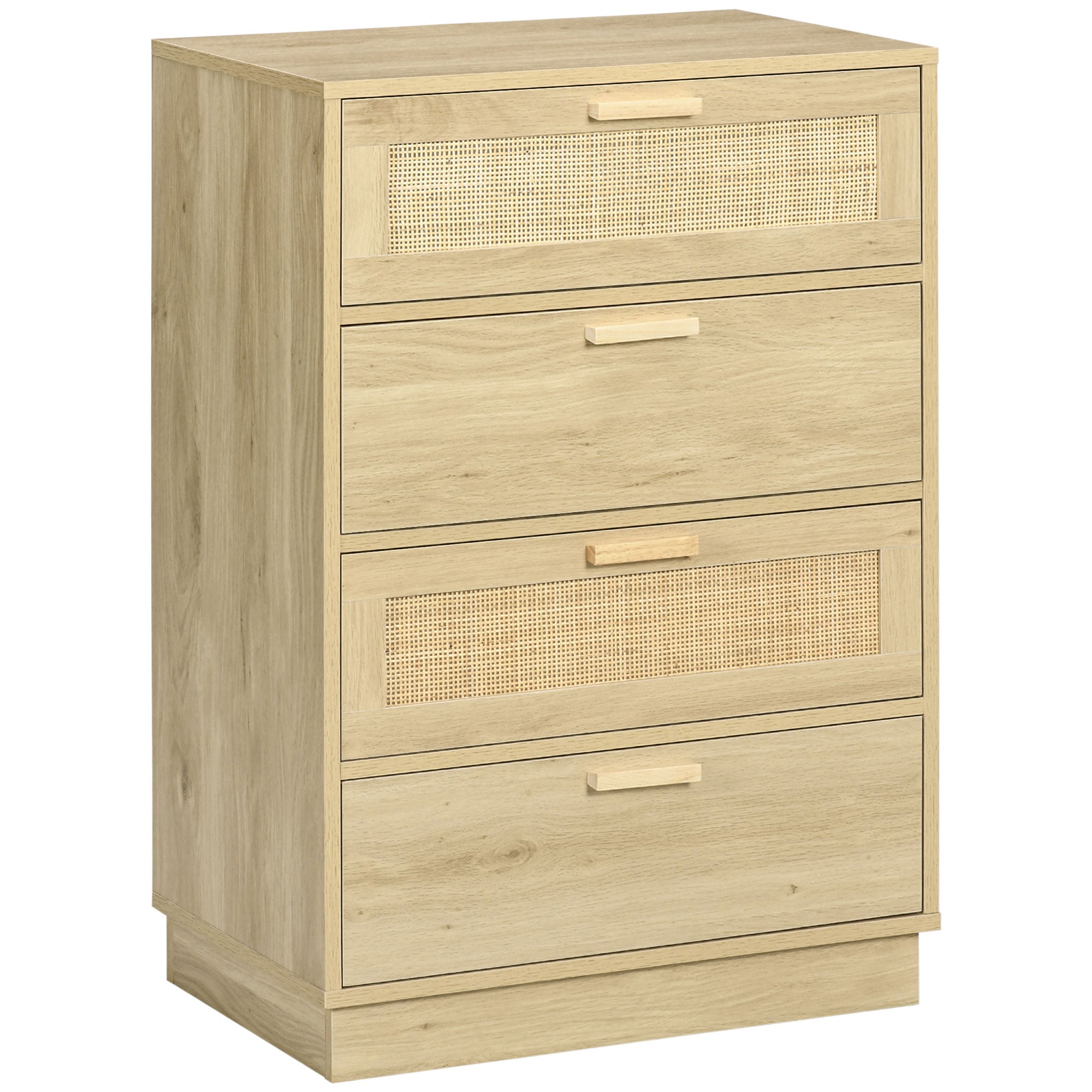 Cómoda de Madeira Natural 60x38x88,5 cm - Estilo Boêmio