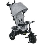 Triciclo Evolutivo Infantil 2 em 1 Cinza 102x49x102 cm