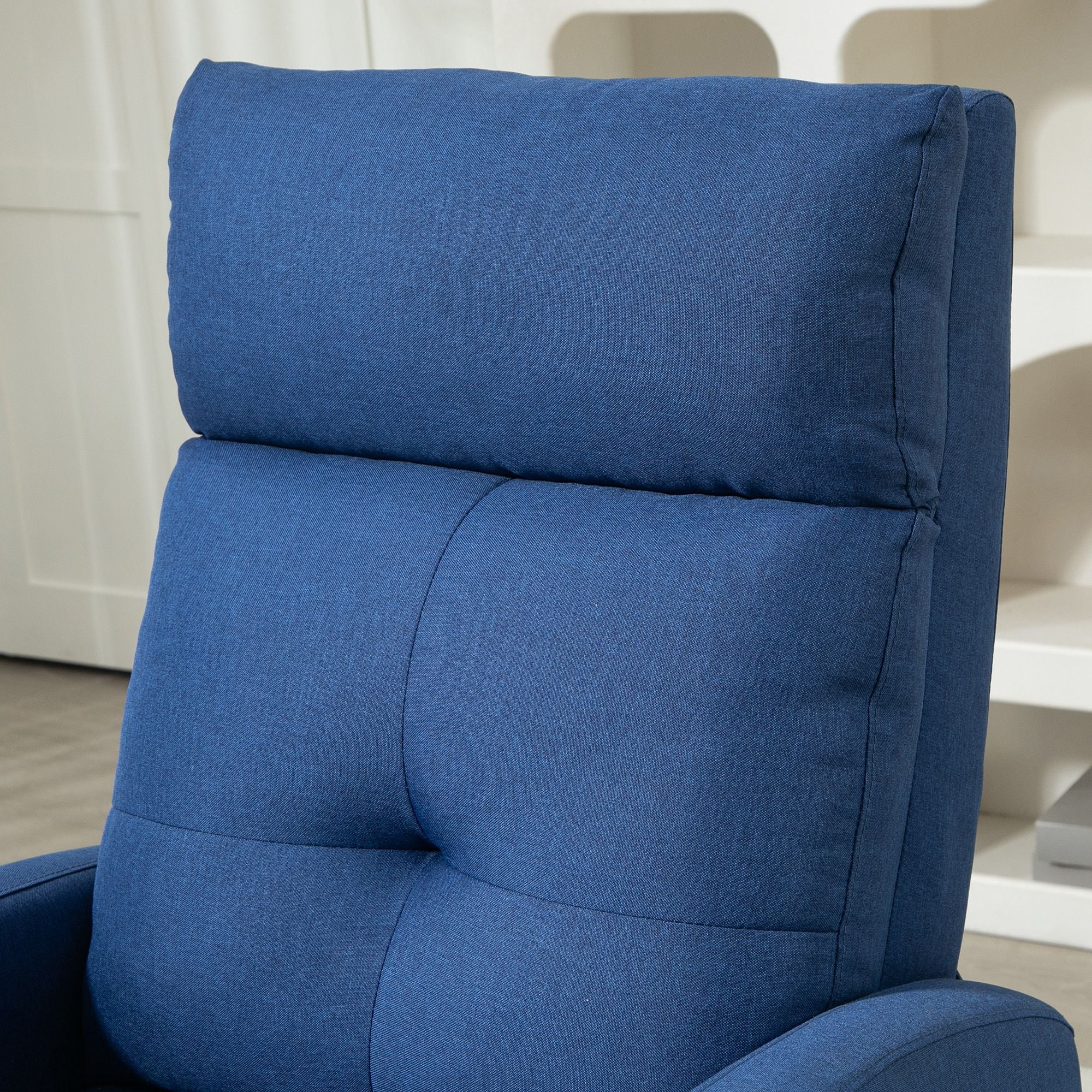 Poltrona Relax Reclinável Azul Escuro 67x87x98 cm