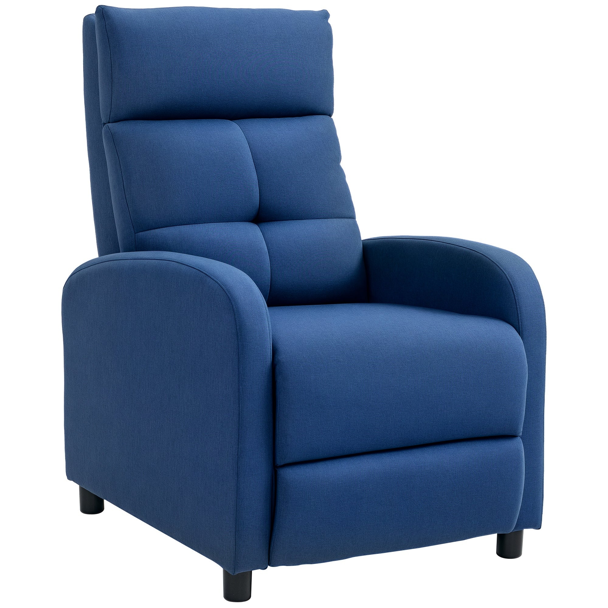 Poltrona Relax Reclinável Azul Escuro 67x87x98 cm
