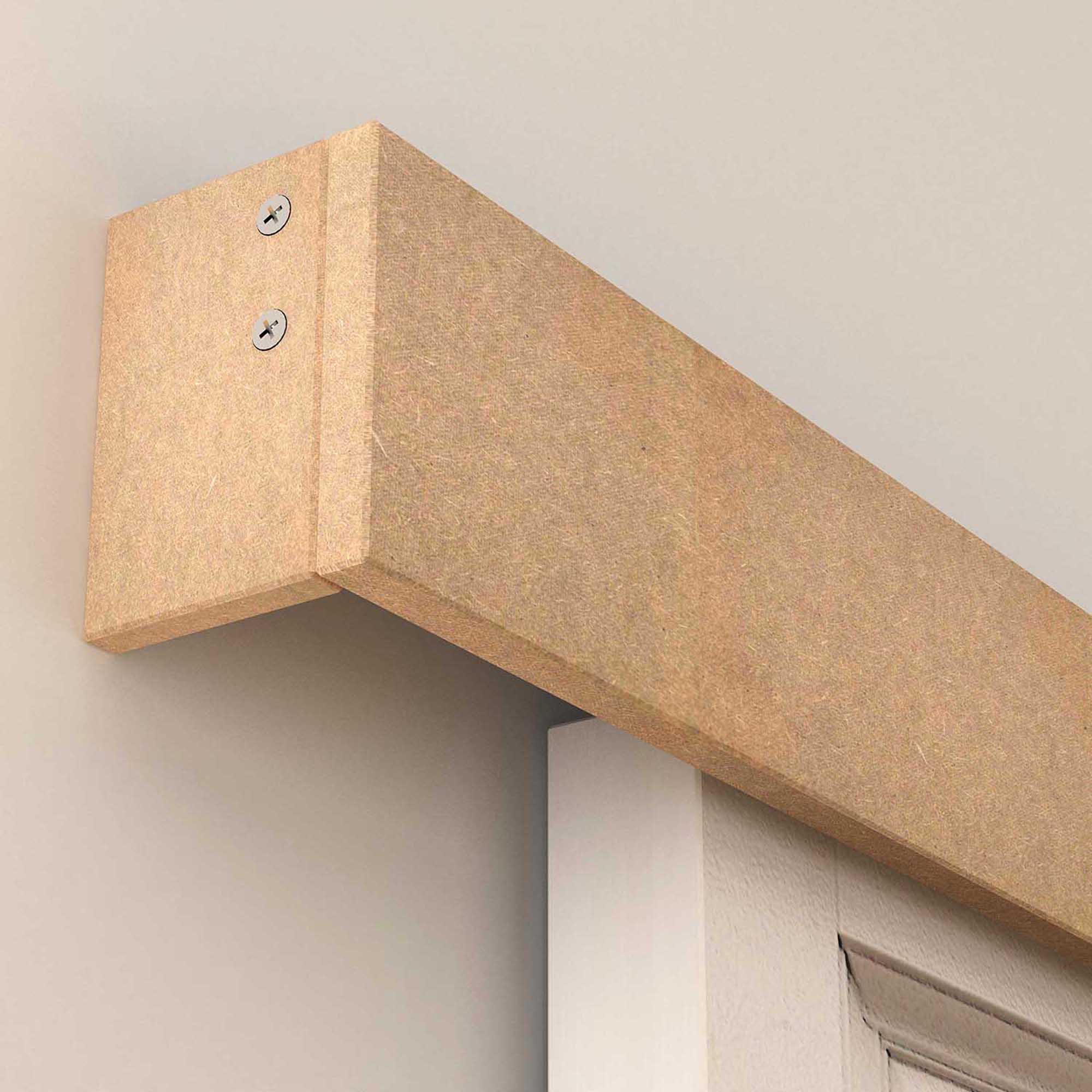 Kit de Ferragens para Porta de Correr 200 cm Marrom