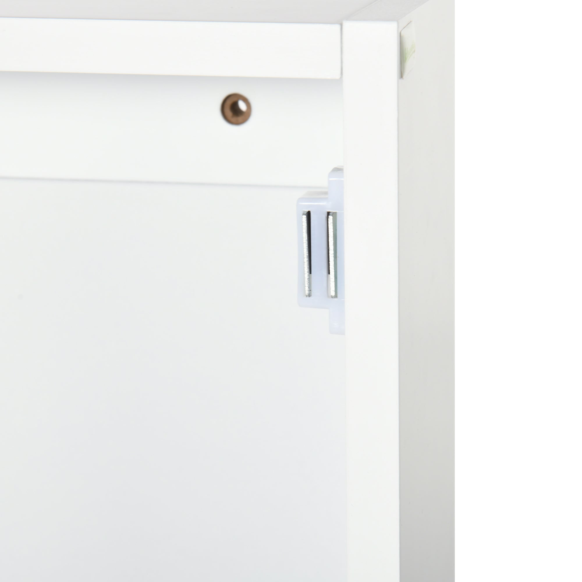 Armário de Parede com Espelho para Casa de Banho - 40x12x71 cm - Branco