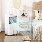 Climatizador Portátil Branco 32x37x74 cm - 3 Modos, 3 Velocidades, Controlo Remoto