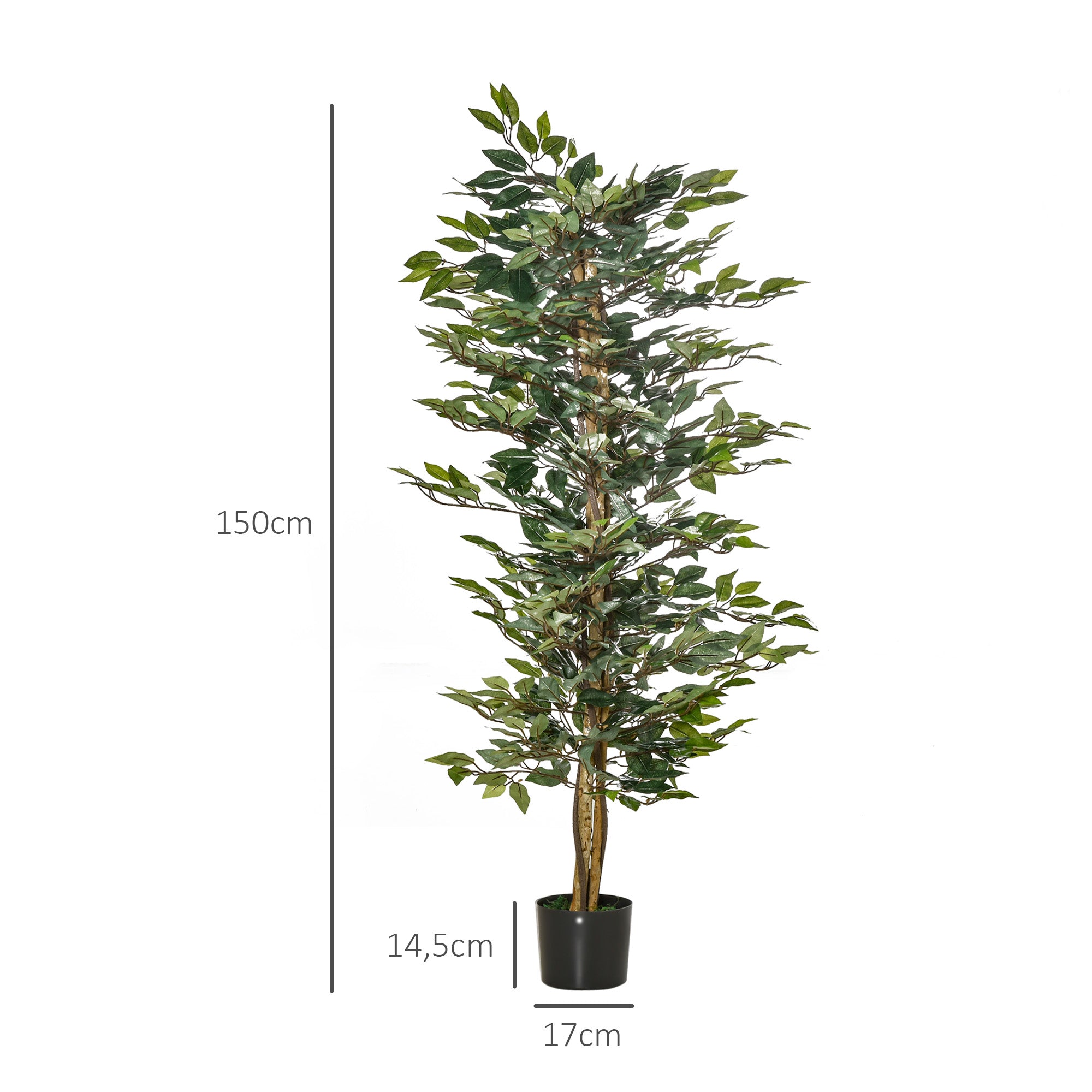 Planta Artificial – 150 cm – Verde – Plástico