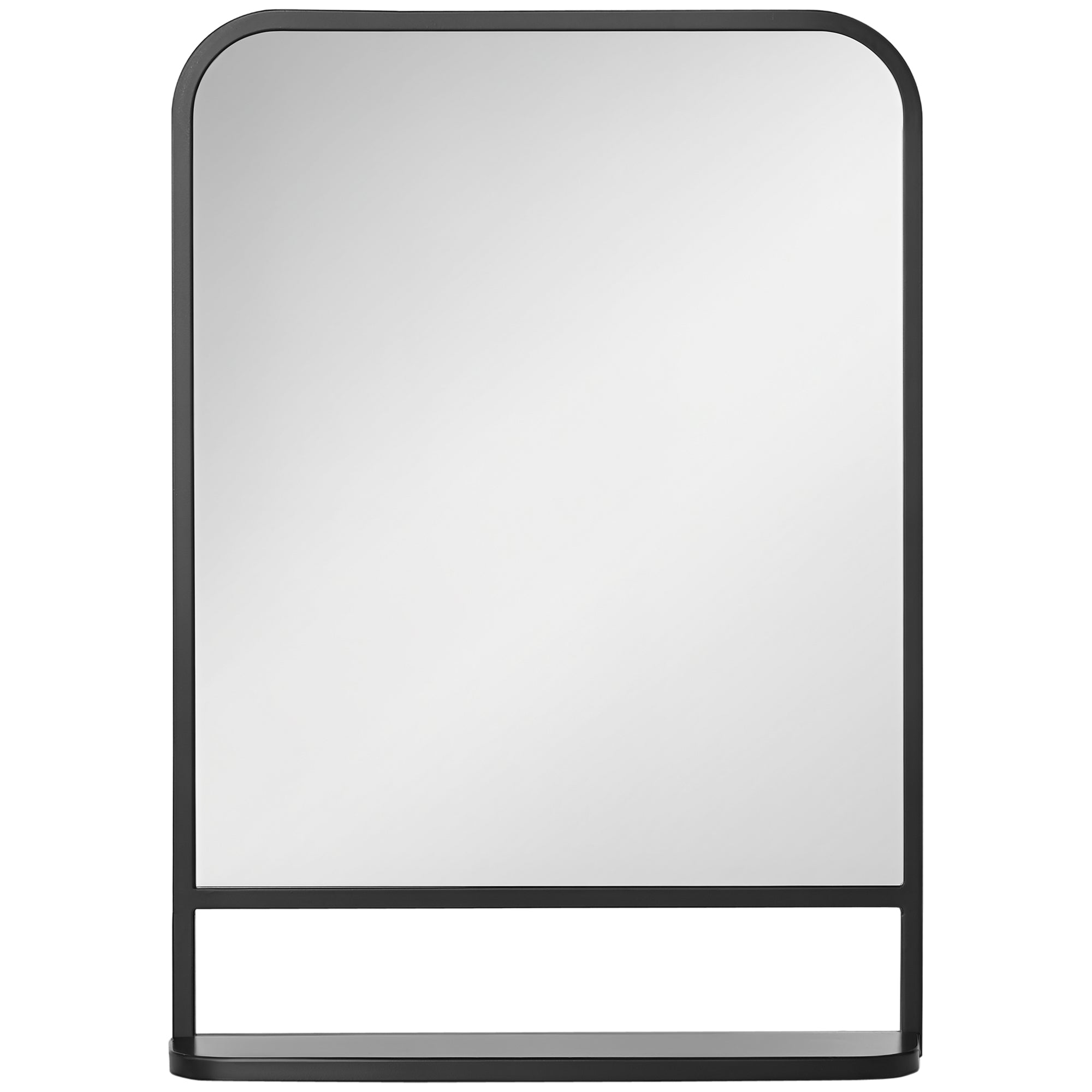 Espelho Decorativo de Parede 70x50cm - Cor Preto