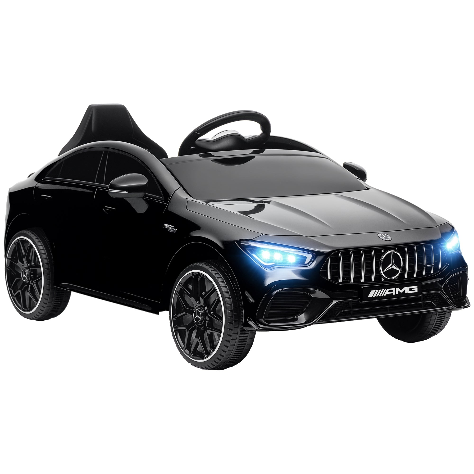 Carro Elétrico Infantil Preto 110x61x45 cm com Licença Mercedes AMG CLA 45