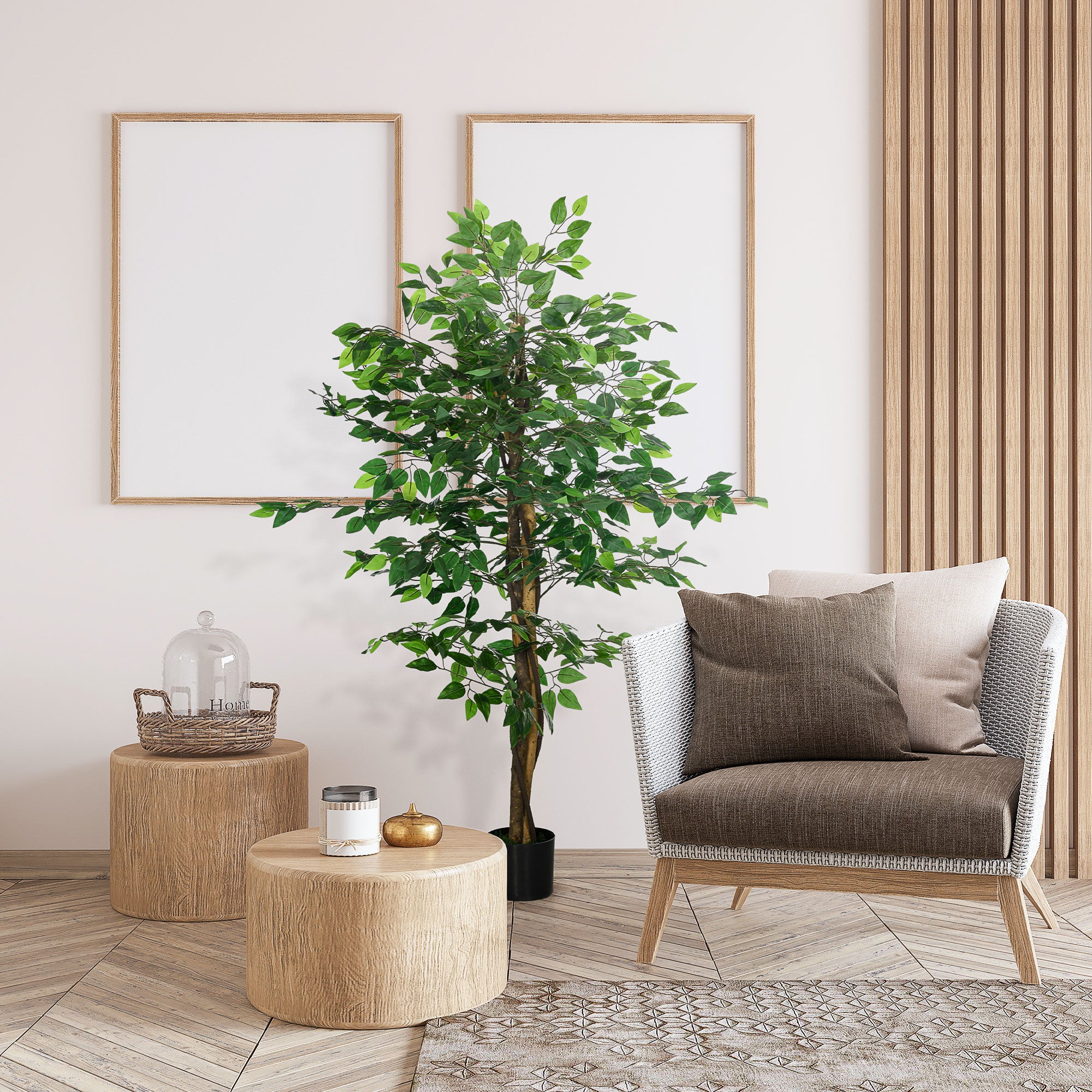Planta Artificial Figueira – 15x15x150 cm – Verde – Plástico