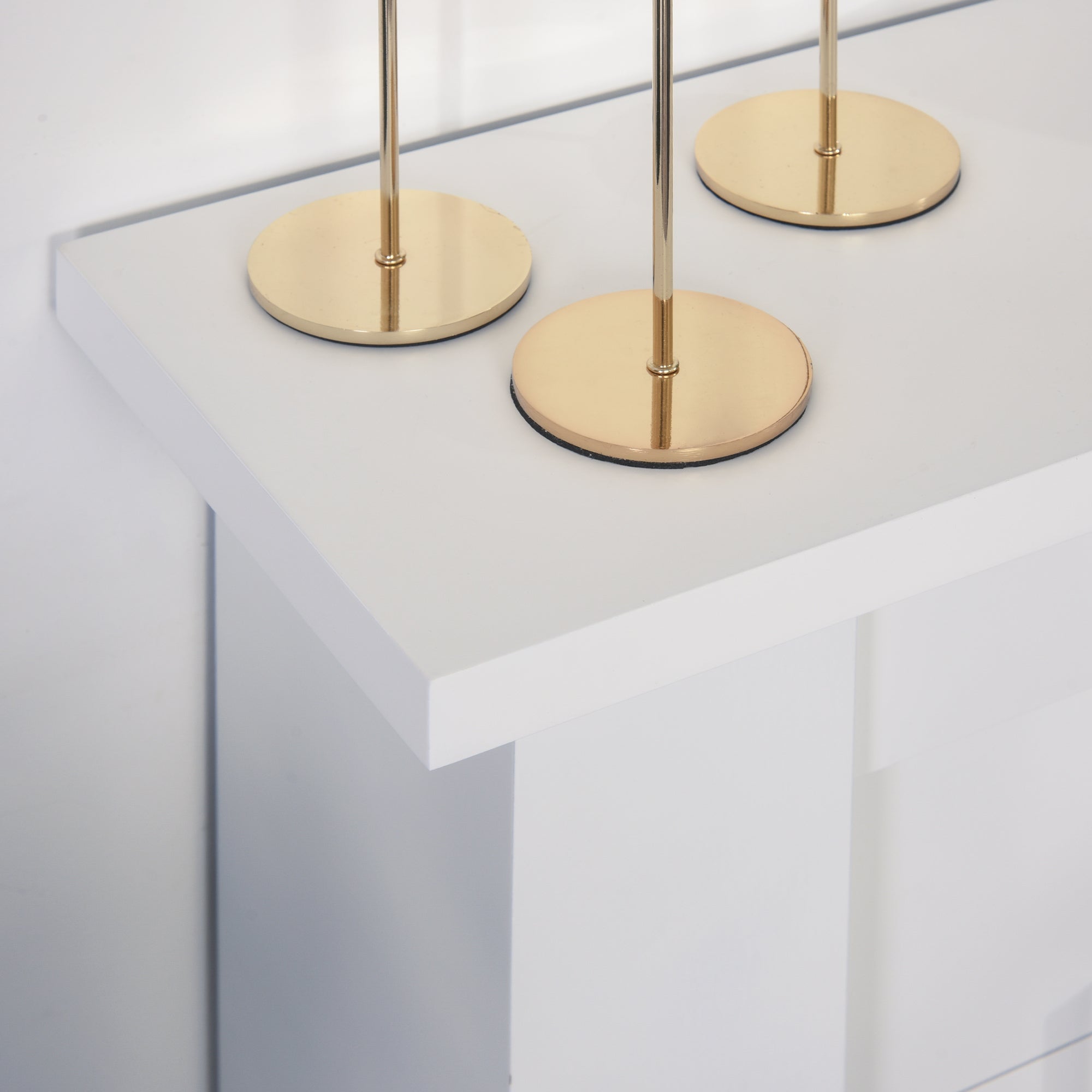 Lareira Elétrica Decorativa 102x30x95cm Branco e Preto