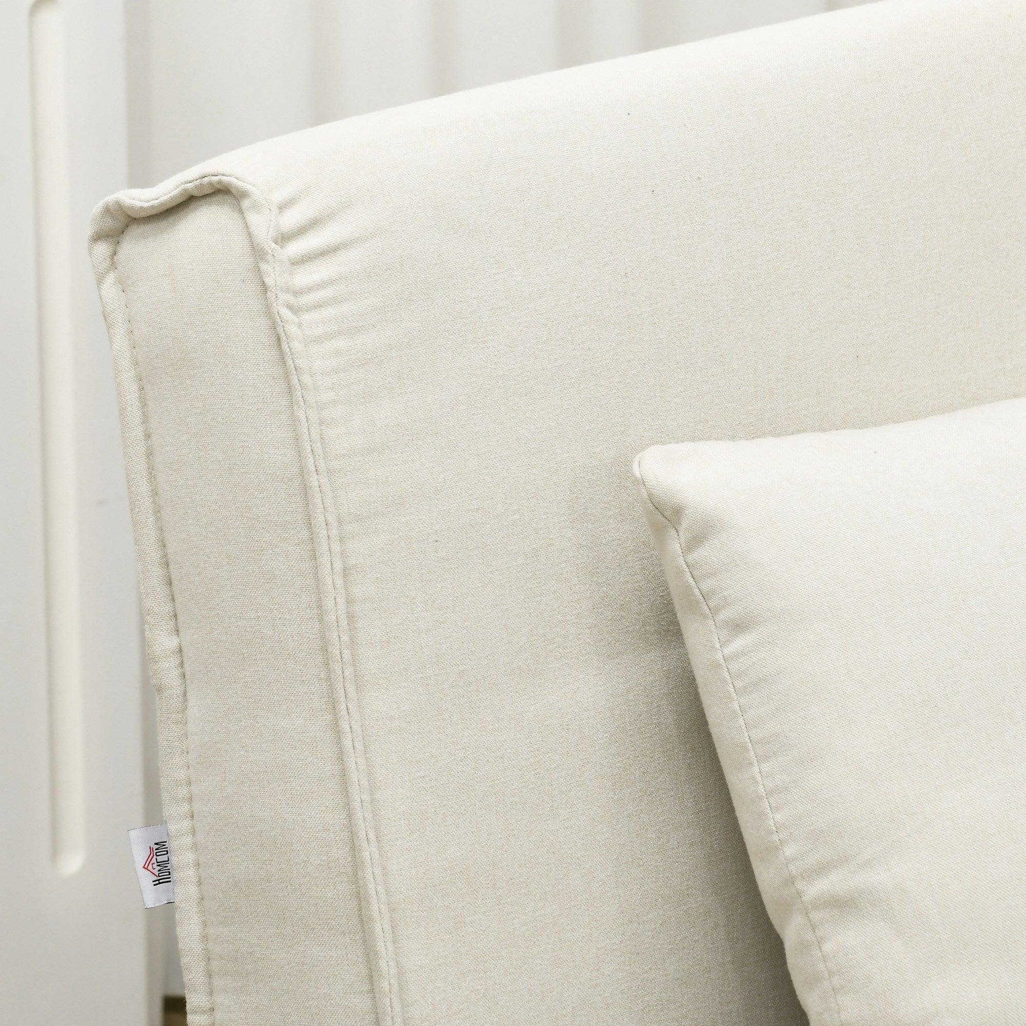 Poltrona Sofá Cama Individual Dobrável 90x78x79 cm Bege