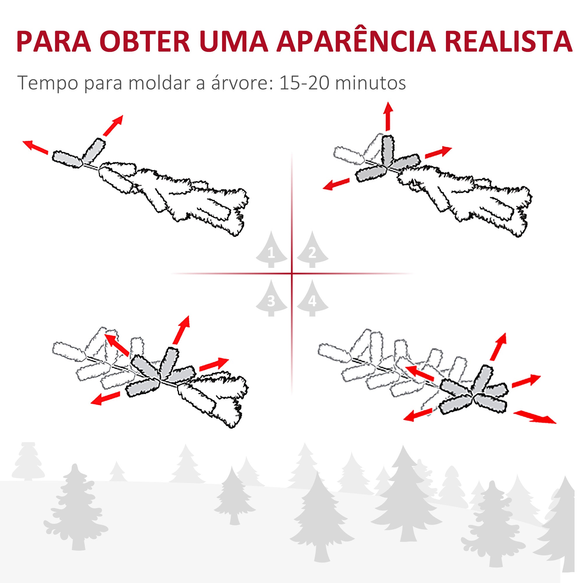 Árvore de Natal Artificial 180 cm Verde Nevado Ø60x180 cm