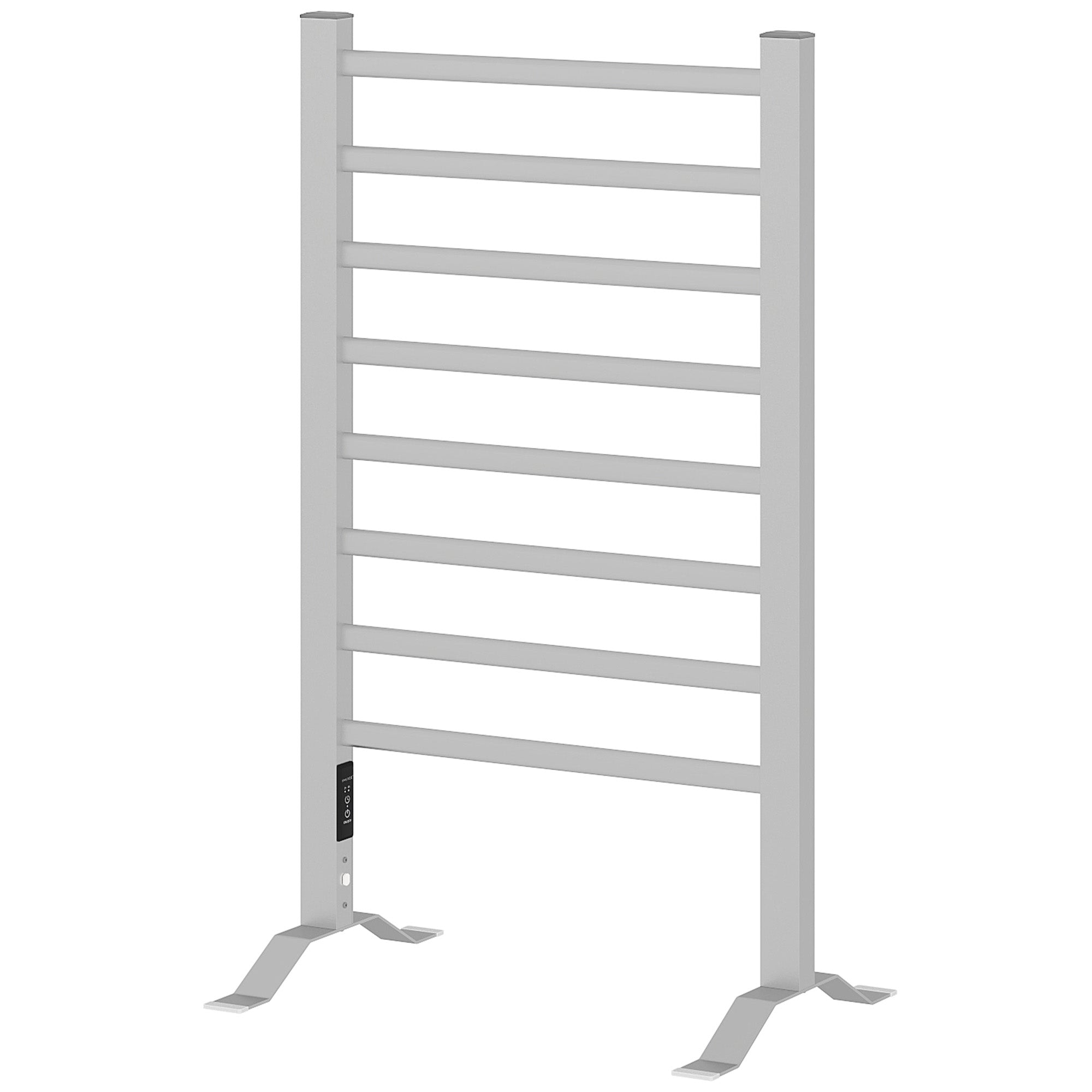 Aquecedor de Toalhas Elétrico 150W - Prata - Medidas 53x35x90 cm