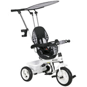 Triciclo Evolutivo para Crianças +12 Meses - Branco 105x47x98 cm