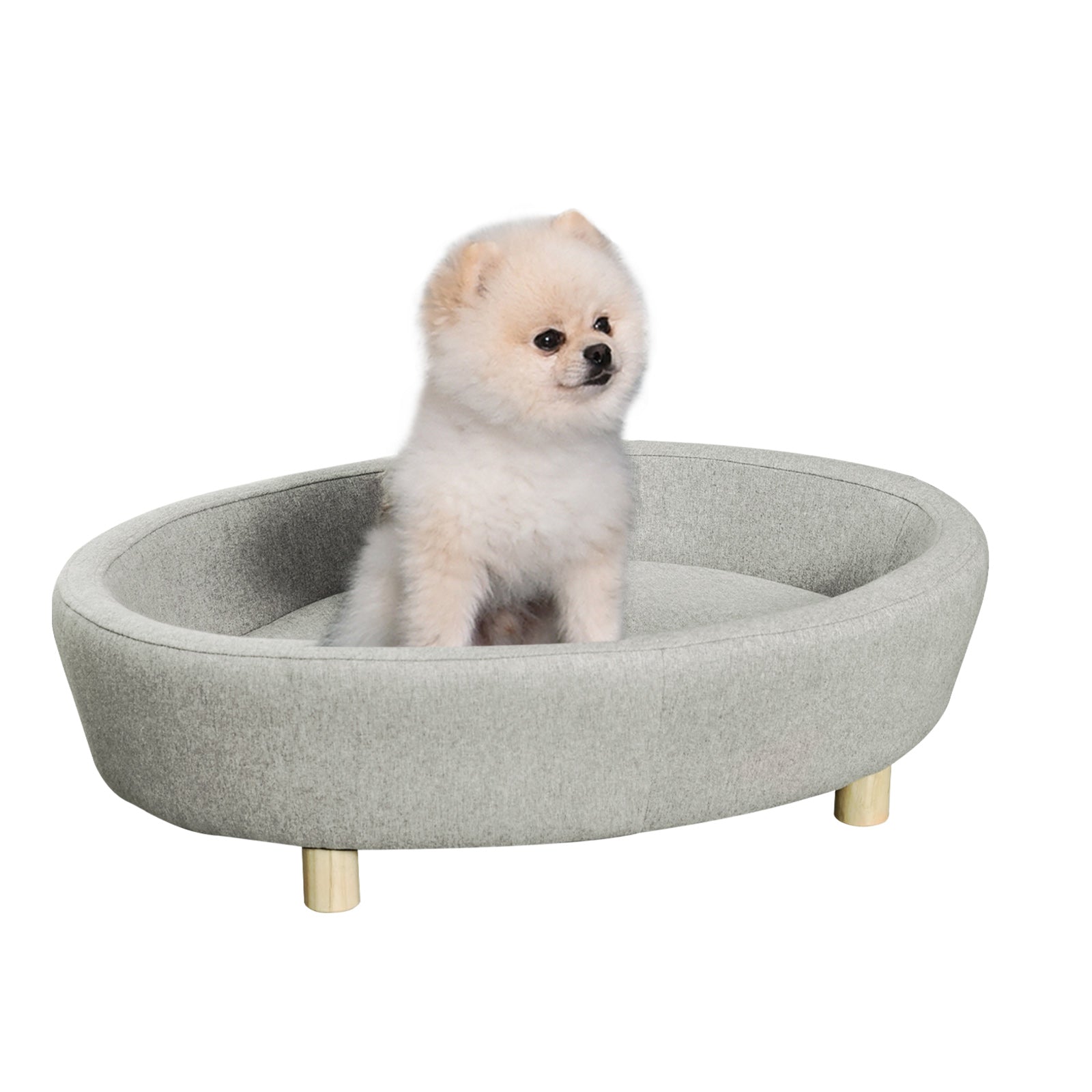 Sofá Cama para Animais de Estimação - 81x61x24 cm - Cinza
