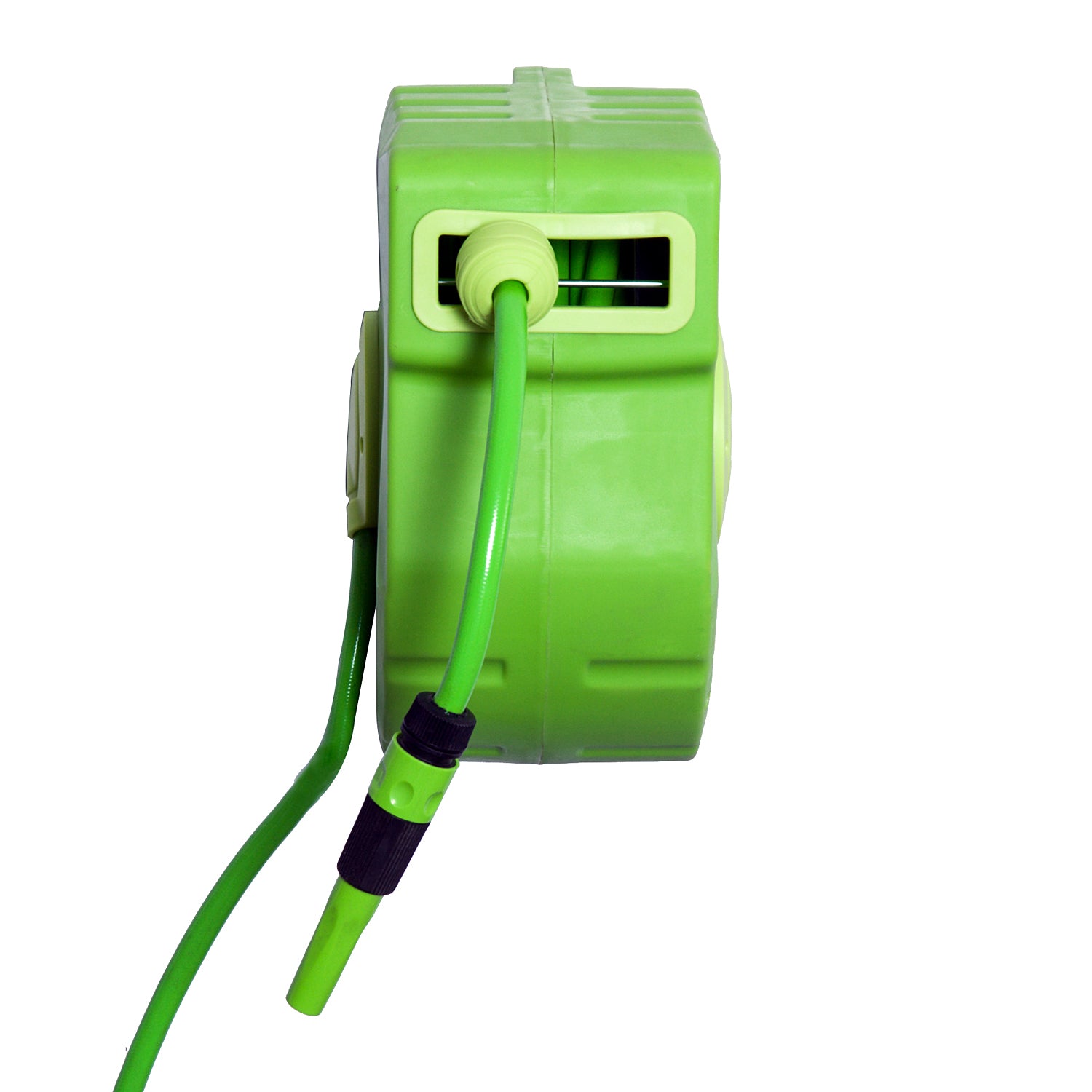 Enrolador de Mangueira Verde 47,5x15,5x35,5 cm - 15m+1,5m