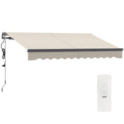 Toldo Elétrico Retrátil Creme Branco 296x250 cm