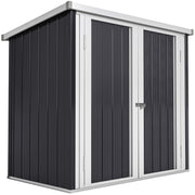 Abrigo de Jardim 1,26 m² Preto 147x86x134 cm