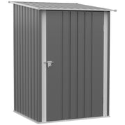 Abrigo de Jardim 100x103x160 cm Cinza - Armazenamento de Ferramentas