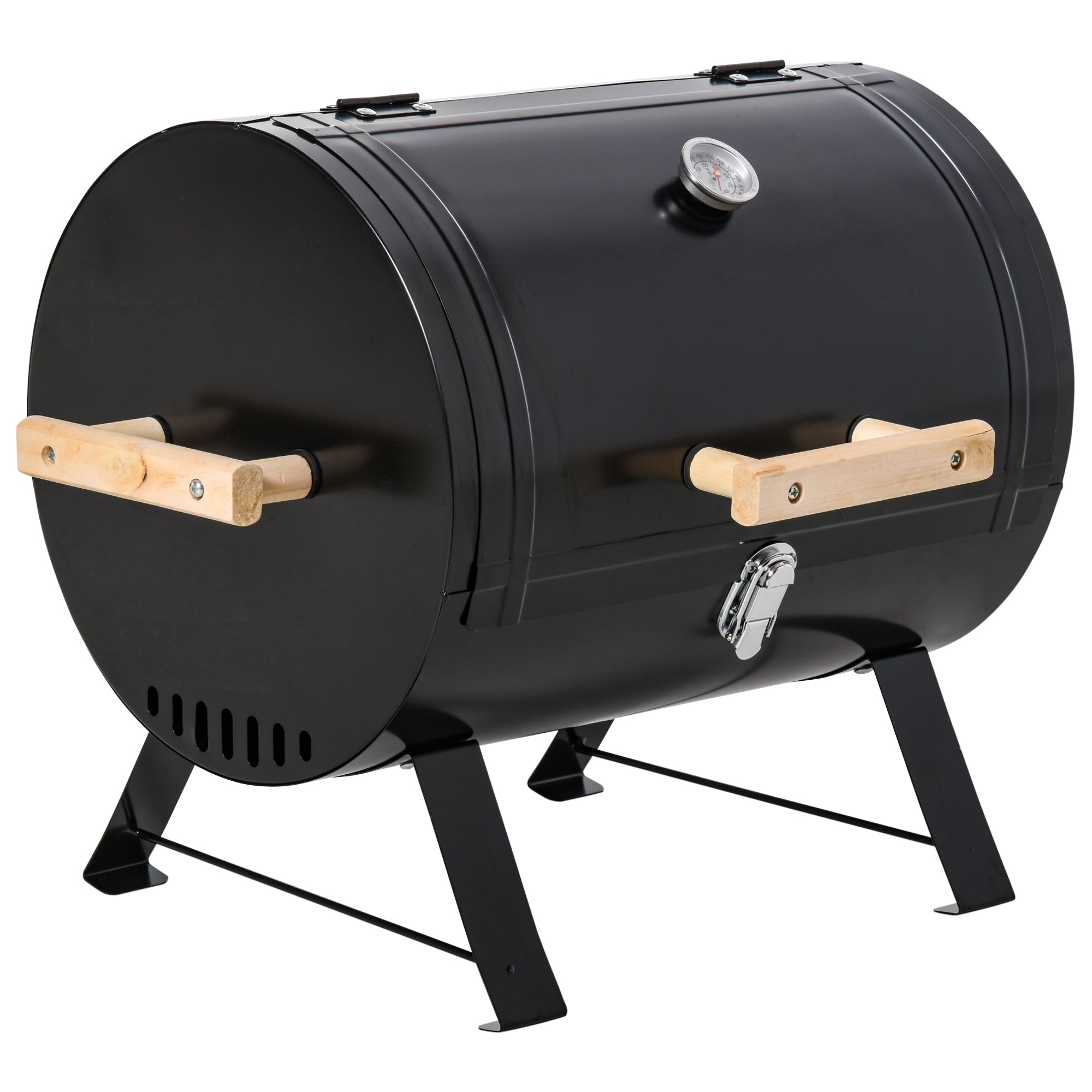 Barbecue a Carvão Compacta 50x35x39 cm - Preto