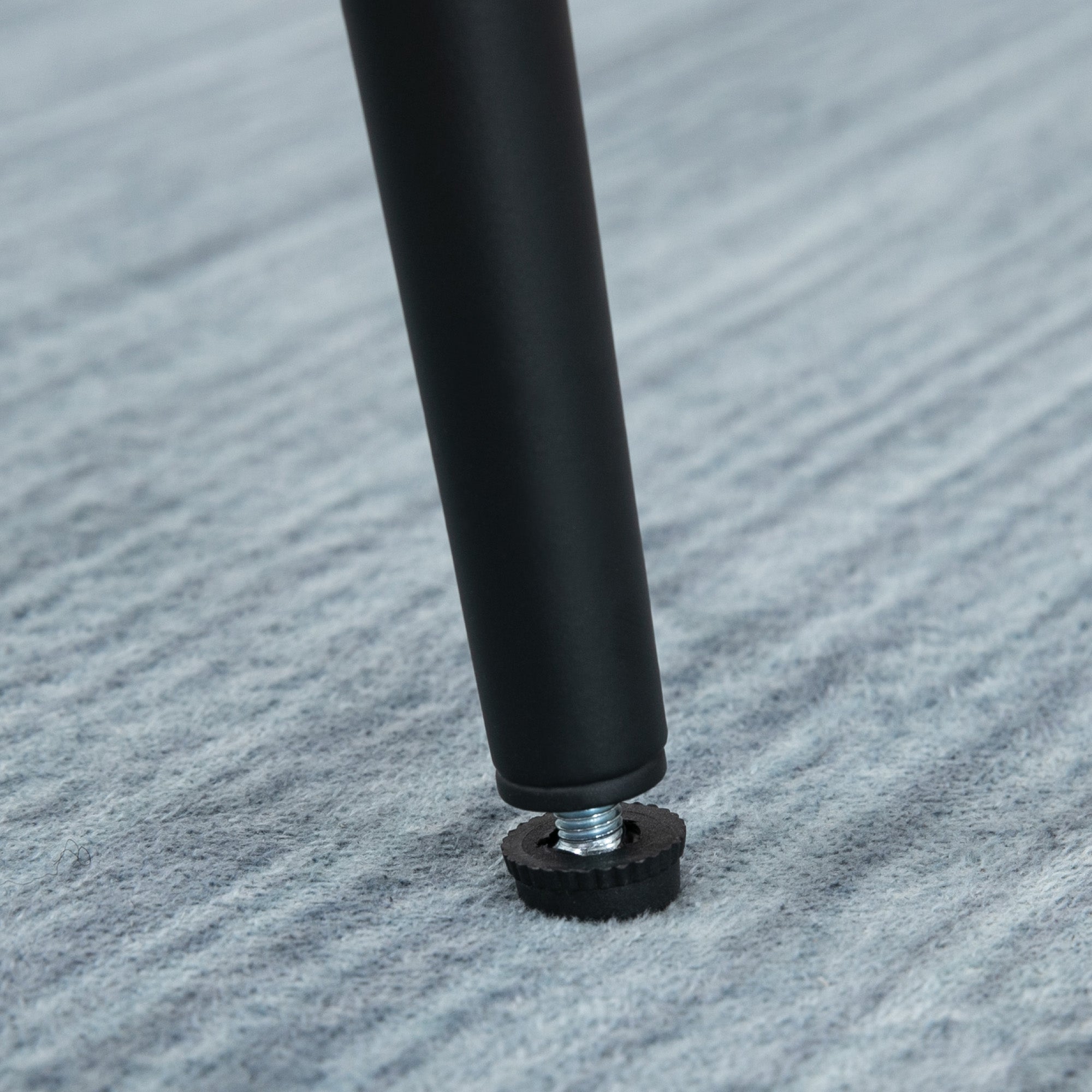 Bancos Altos de Cozinha Estofados em PU Cor Castanho Rústico 50x47,5x102,5cm