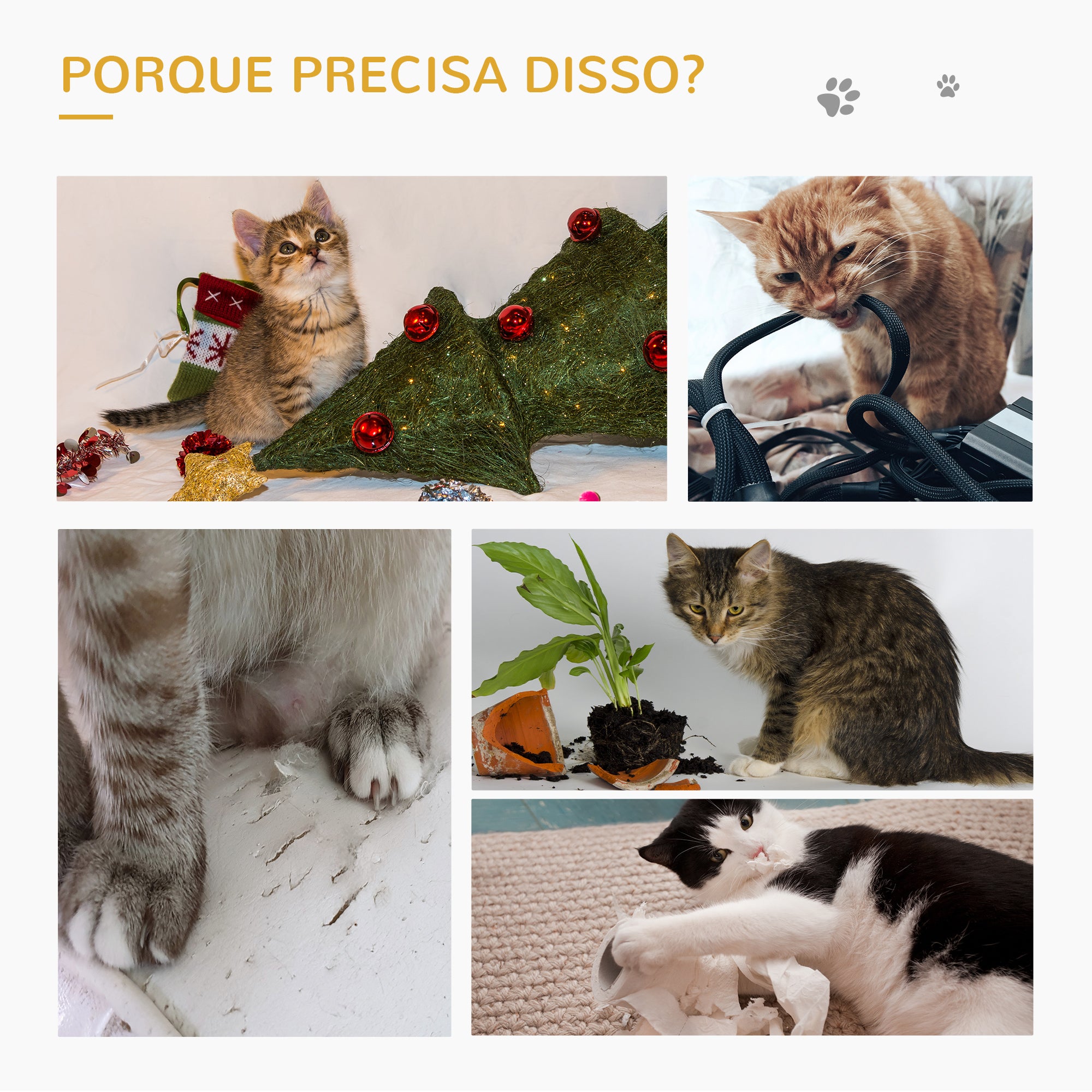 Arranhador para Gatos Cinzento 40x40x57 cm com Poste de Juta e Caverna