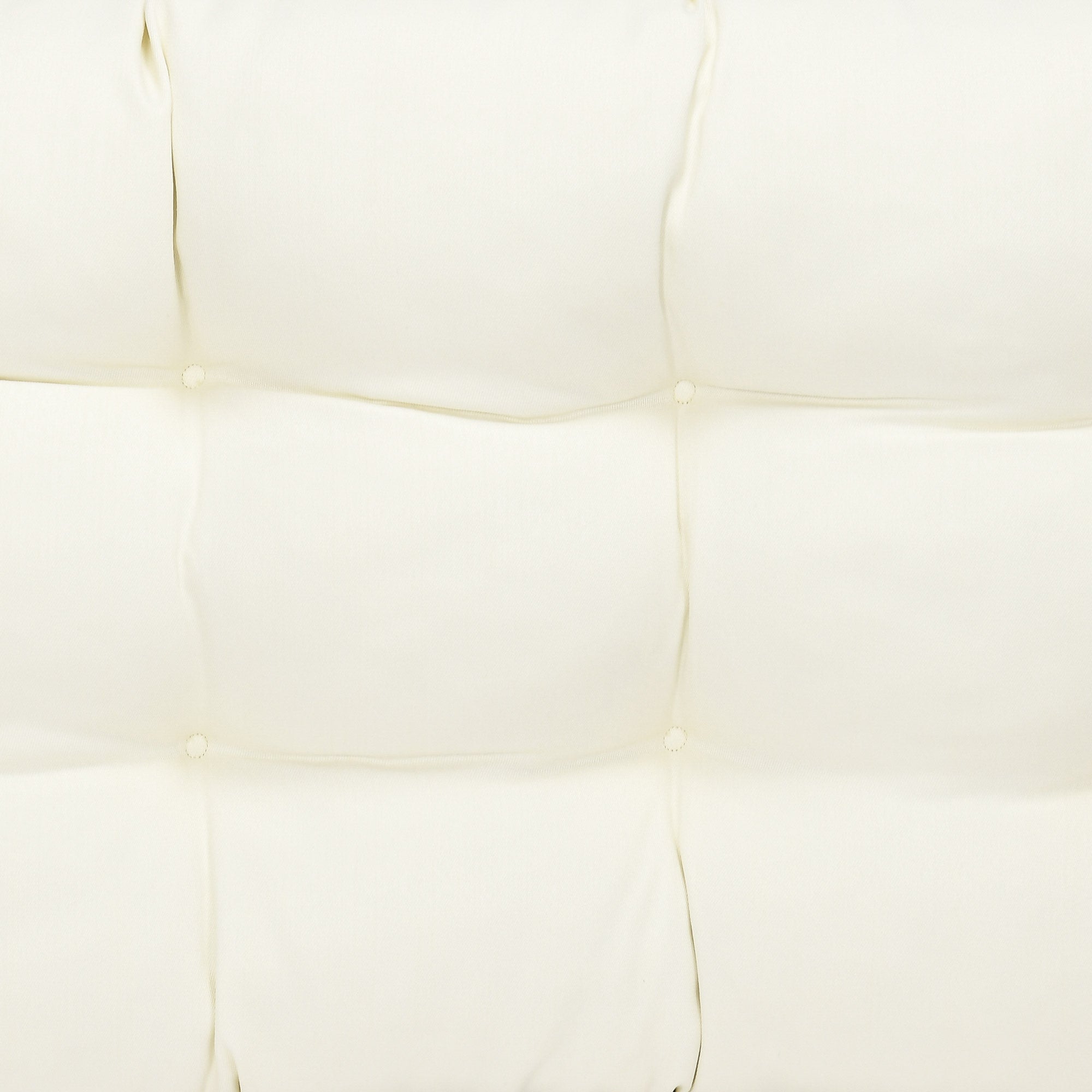 Almofada para Bancos de 2 Lugares 110x48x8cm - Creme Branco