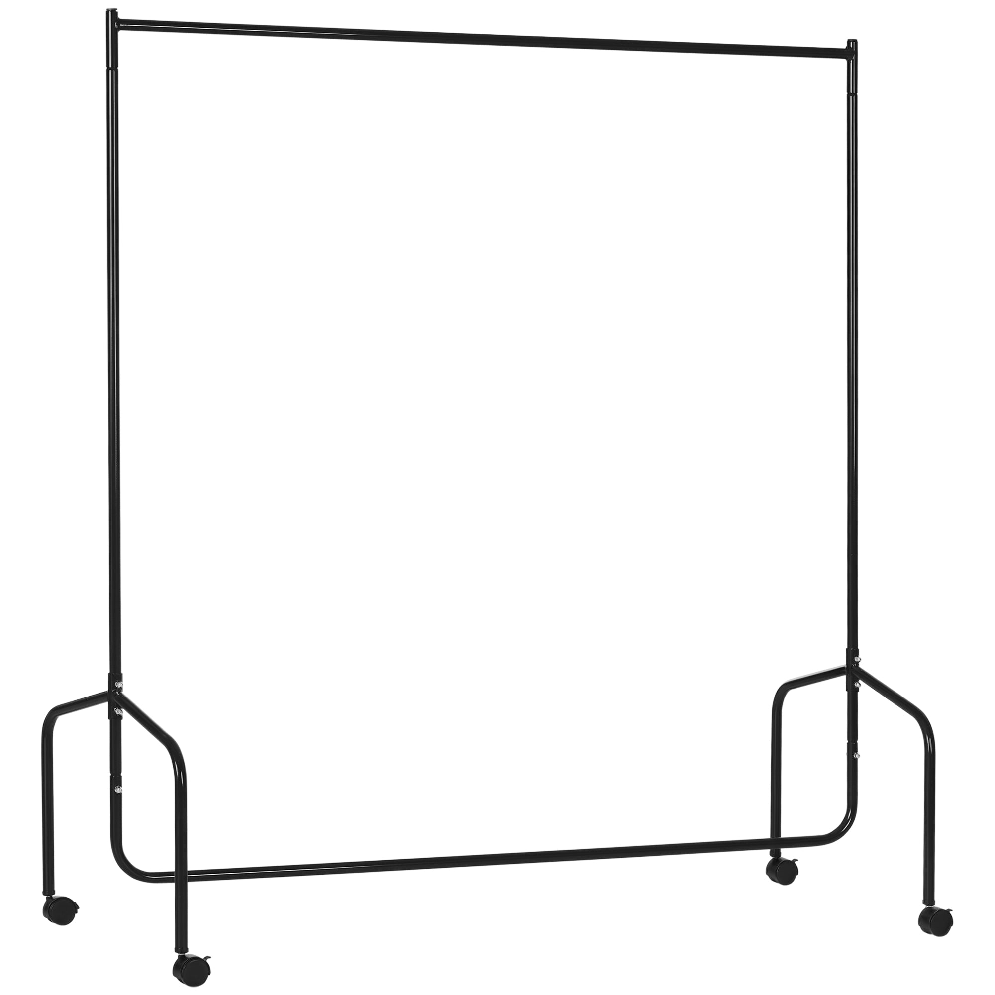 Organizador de Roupas com Rodas 150x60x170 cm - Cor Preto