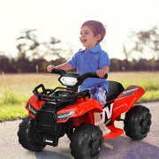 Quad Elétrico Infantil – 6V – Vermelho – PP e Metal