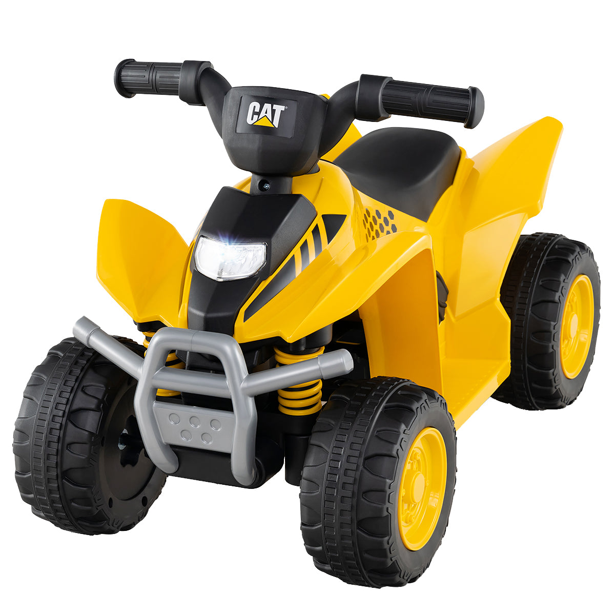 ATV Eléctrico para Crianças Carro Quadriciclo Infantil de 6V com Som de Buzina Pedal e Rodas com Rosca Brinquedo Elétrico de 4 Rodas