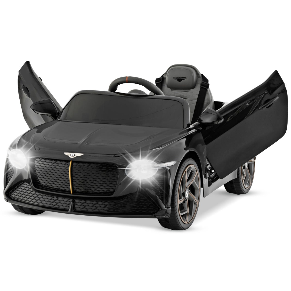 Carro de Corrida para Crianças – 108 x 65 x 45 cm – Preto