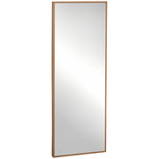 Espelho de Parede 45x125 cm Cor de Madeira Natural