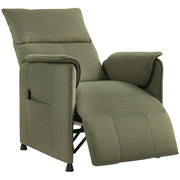 Poltrona Relax Reclinável Elétrica Verde Escuro 80x83x104 cm
