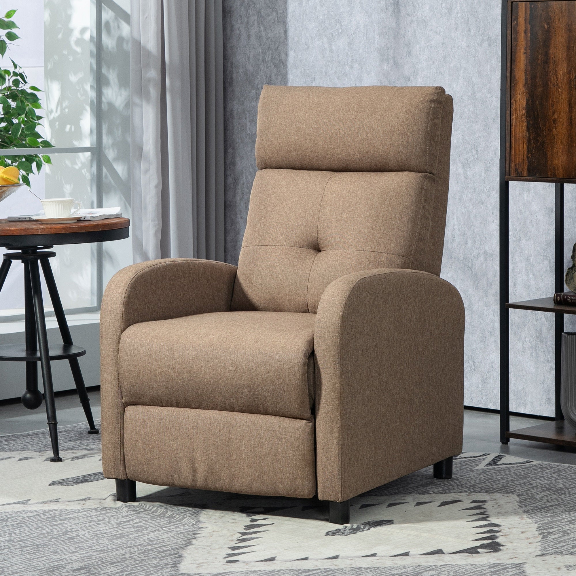 Poltrona Relax Reclinável 67x87x98 cm - Cor Marrom