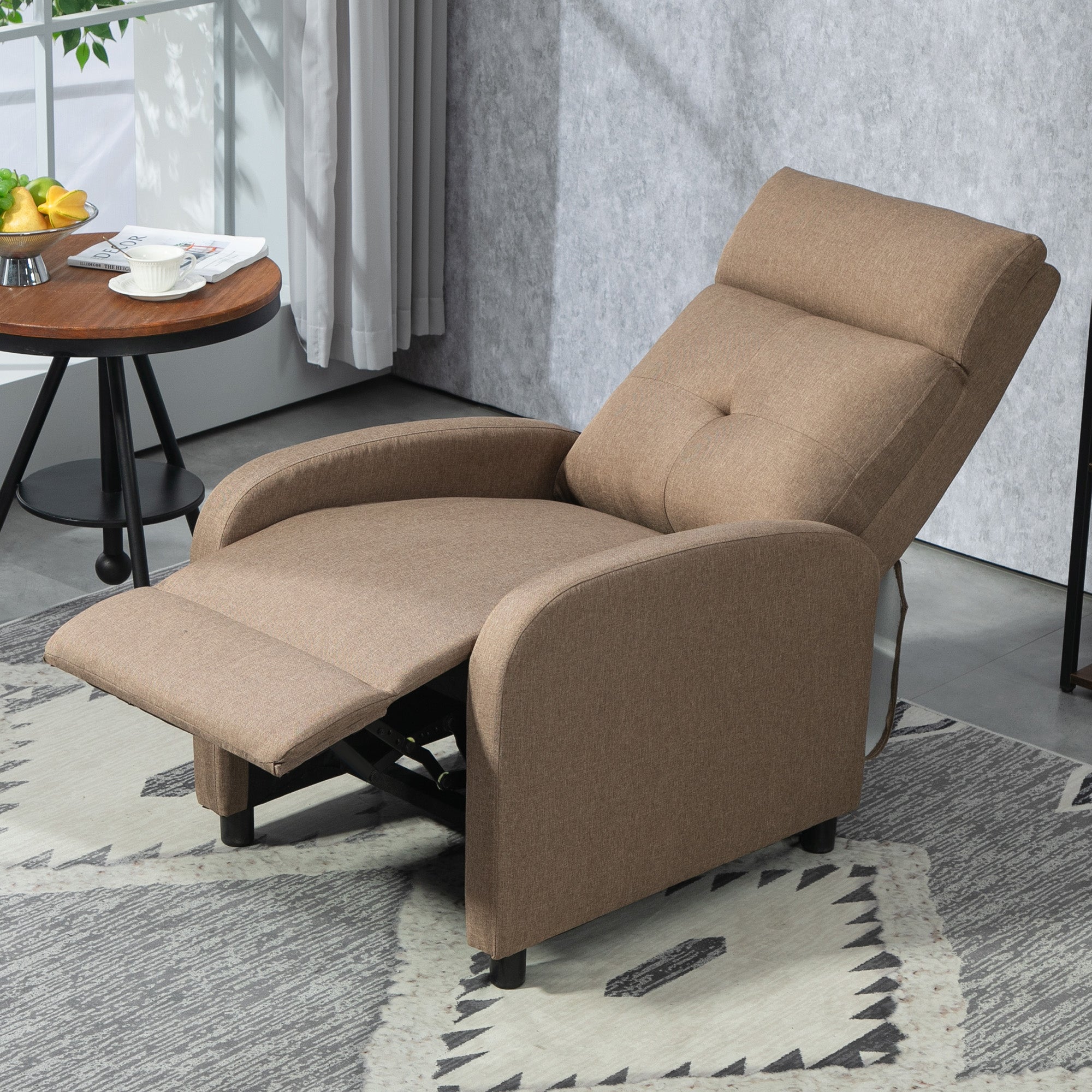 Poltrona Relax Reclinável 67x87x98 cm - Cor Marrom