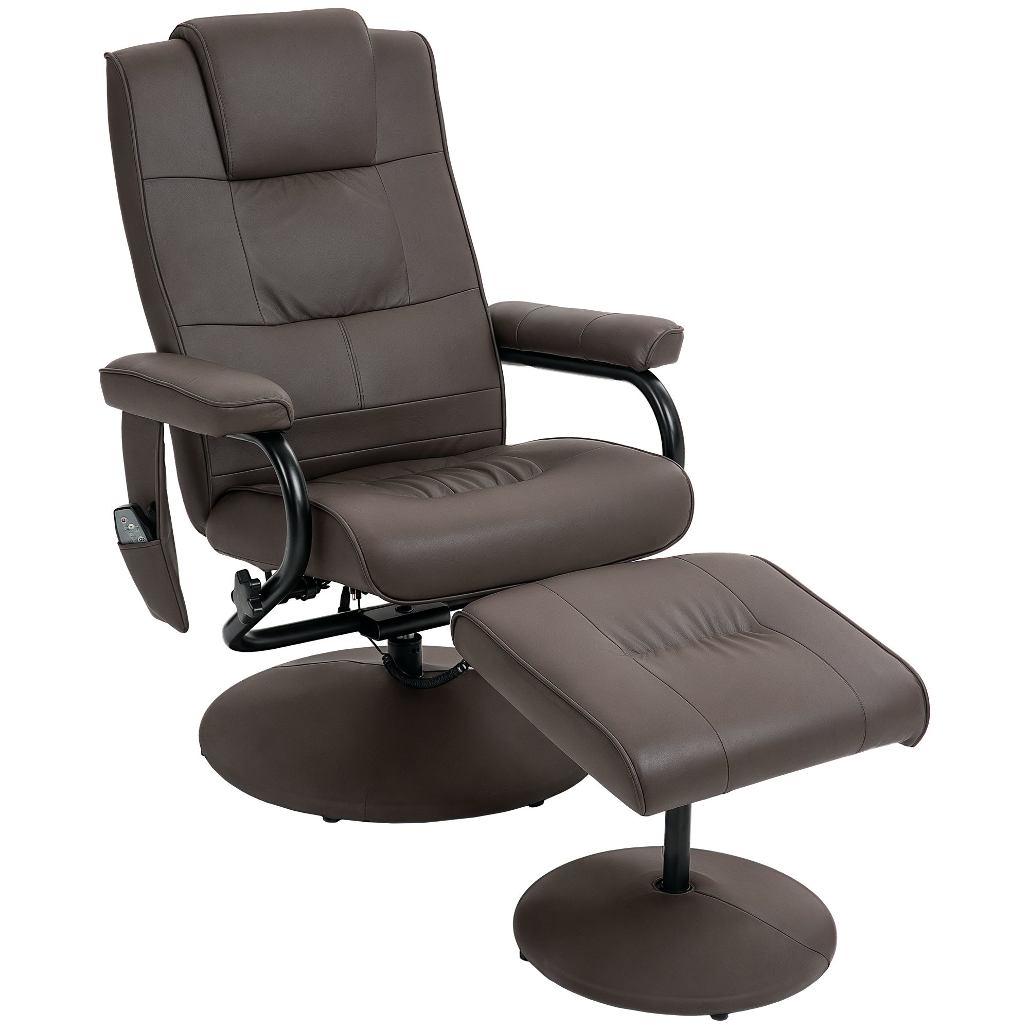 Poltrona de Massagem Elétrica 77x84x95 cm - Marrom Escuro