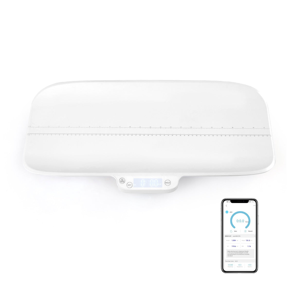 Báscula Digital para Bebés – 30 kg – Branco – Eletrónico