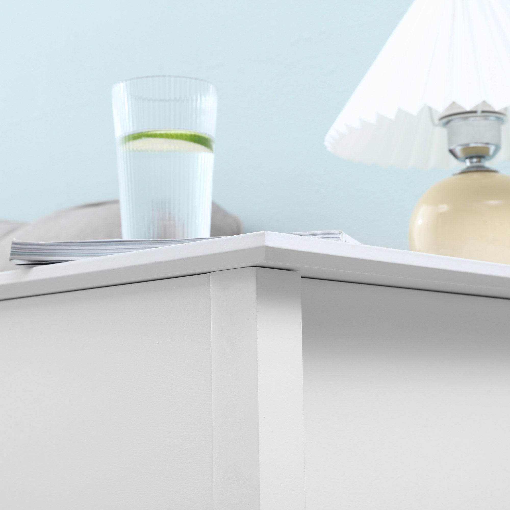 Mesa Auxiliar – 60,5x32,5x70cm – Branca – MDF