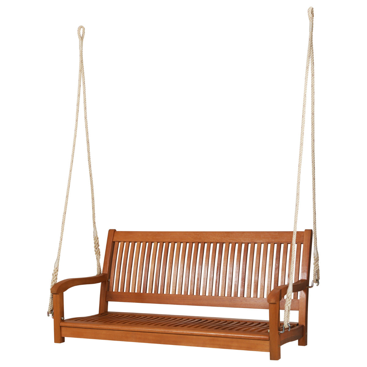 Banco de Baloiço – 126 x 62 x 60 cm – Natural – Madeira de Eucalipto