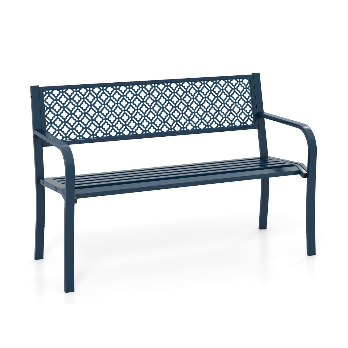 Banco de Jardim Exterior com 2-3 Lugares Azul