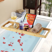 Bandeja de Bambu para Banheira – 70,5 x 22 x 4 cm – Natural