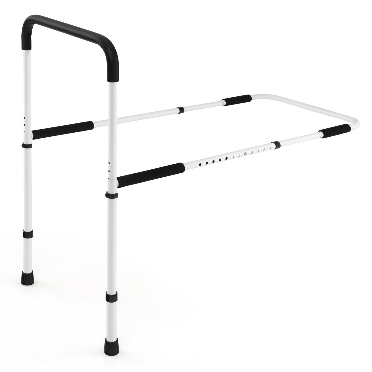 Barra de Apoio para Cama - Prevenção de Quedas para Idosos, Pessoas com Mobilidade Reduzida e Deficiência - Branco