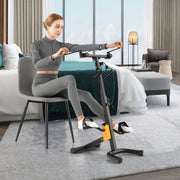 Pedaleira de Exercício Bicicleta Dobrável para Mãos, Braços, Pernas e Joelhos - Ideal para Reabilitação de Idosos