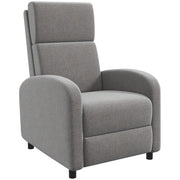 Poltrona Relax Reclinável 64x86x102 cm Cinzento