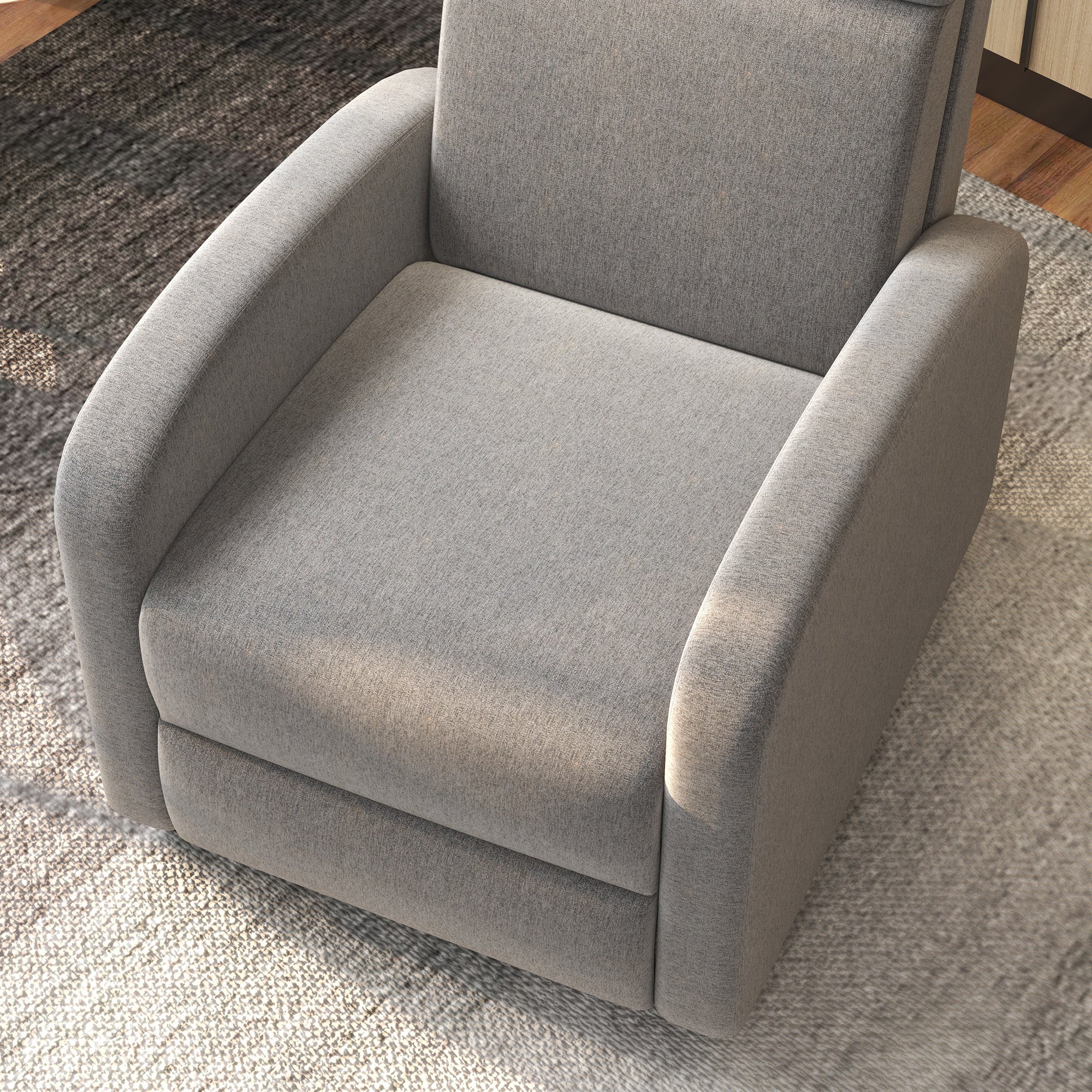 Poltrona Relax Reclinável 64x86x102 cm Cinzento