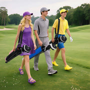 Bolsa de Golfe Leve com Suporte para Campo de Prática Par 3 e Campos Executivos para Mulheres e Homens - Rosa