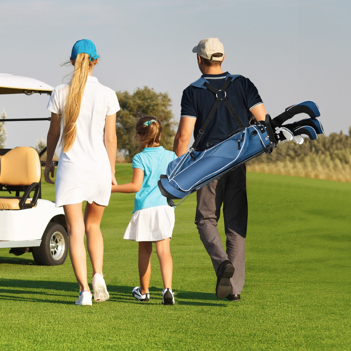 Bolsa de Golfe com Suporte – Azul – Poliéster