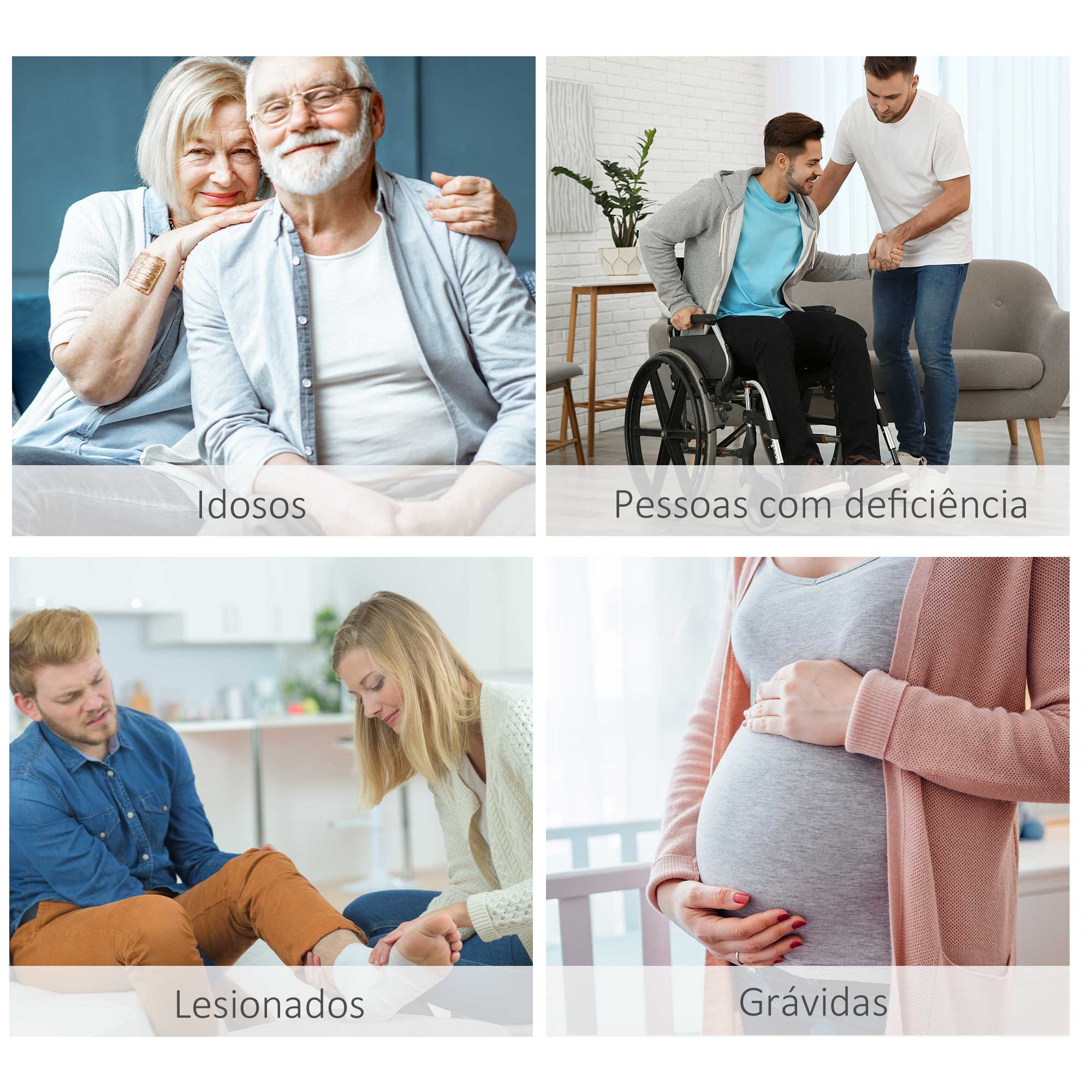 Cadeira para Duche Antiderrapante Branca 47x50x74-87 cm