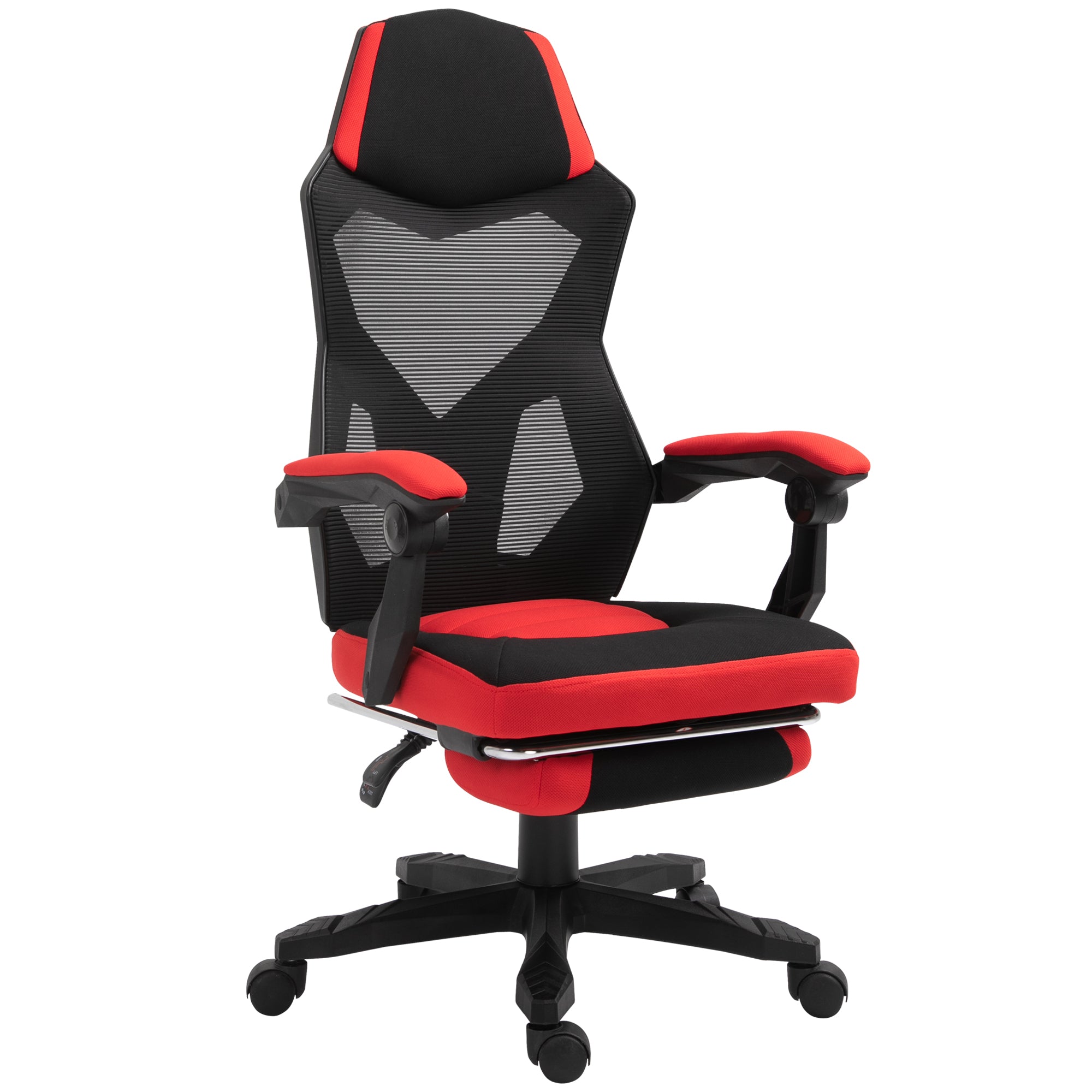 Cadeira de Escritório Ergonômica Vermelha 58x72x108-118cm