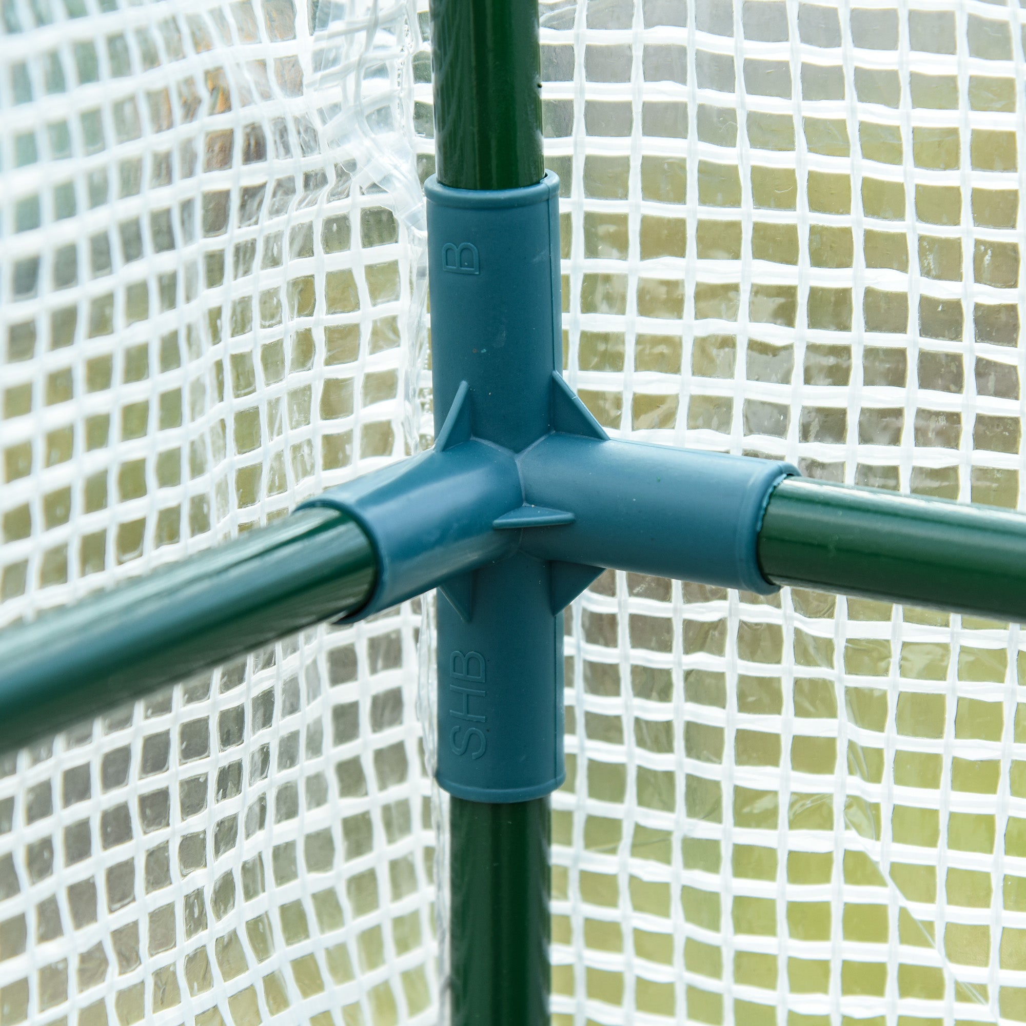 Estufa de Exterior – 200x100x215 cm – Cor Branca – Aço