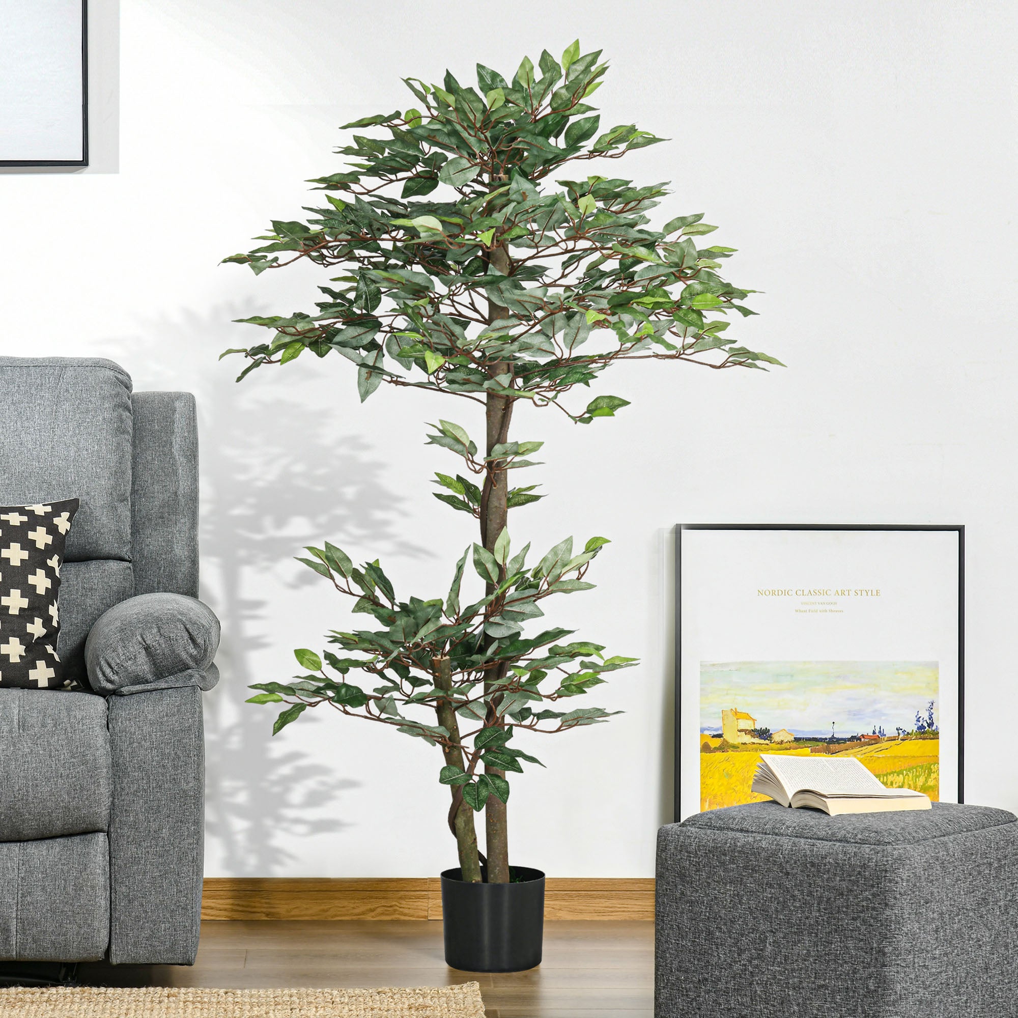 Planta Artificial Ficus 150 cm Verde