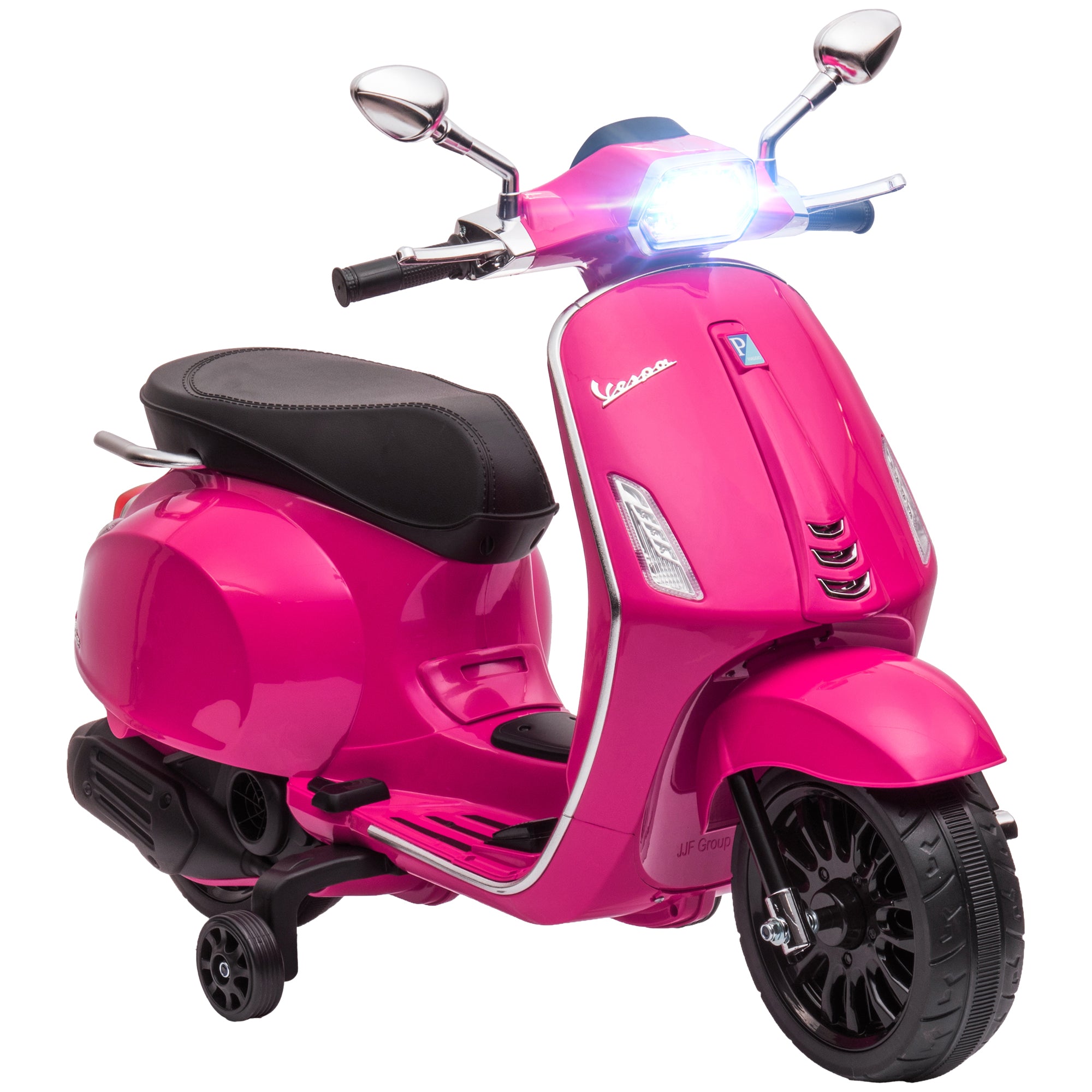 Moto Elétrica para Crianças de 3-6 Anos 107x47x73 cm Rosa